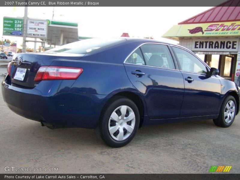 Blue Ribbon Metallic / Bisque 2007 Toyota Camry CE