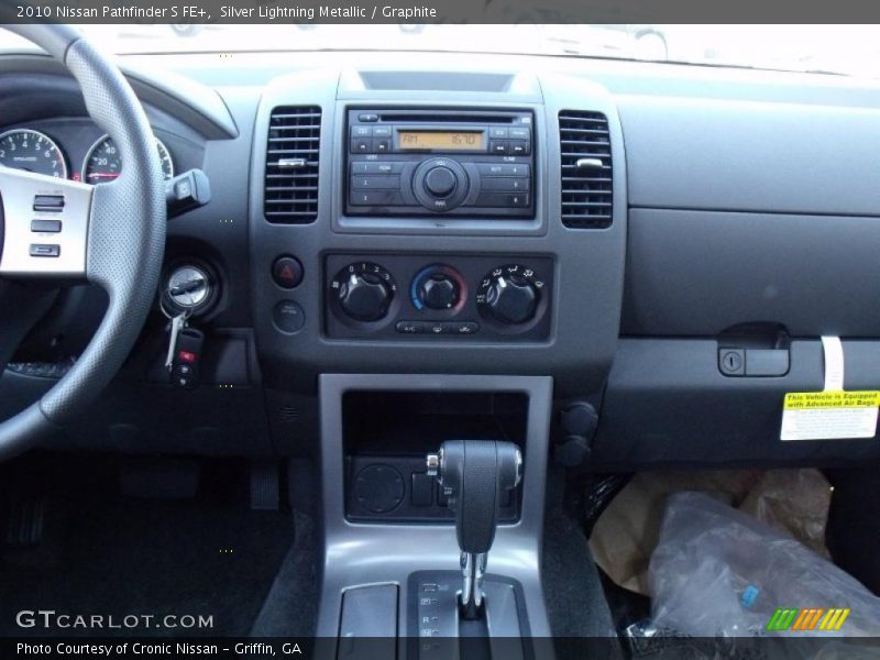 Silver Lightning Metallic / Graphite 2010 Nissan Pathfinder S FE+