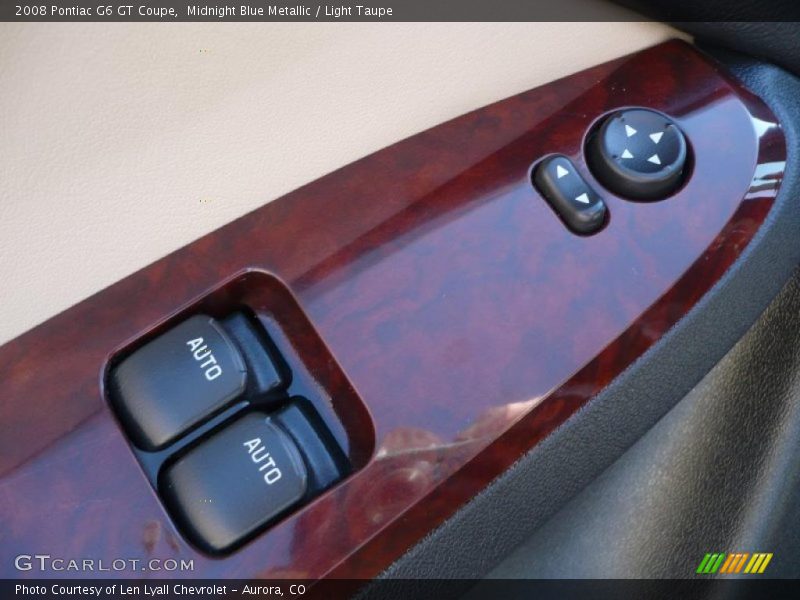 Midnight Blue Metallic / Light Taupe 2008 Pontiac G6 GT Coupe