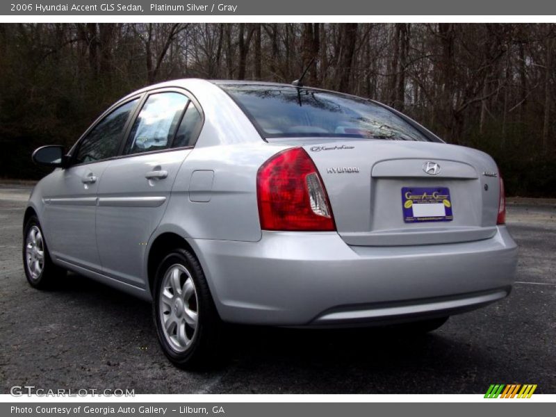 Platinum Silver / Gray 2006 Hyundai Accent GLS Sedan