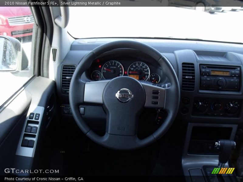 Silver Lightning Metallic / Graphite 2010 Nissan Pathfinder S FE+