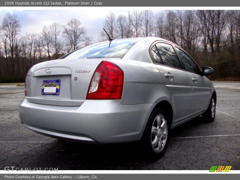 Platinum Silver / Gray 2006 Hyundai Accent GLS Sedan