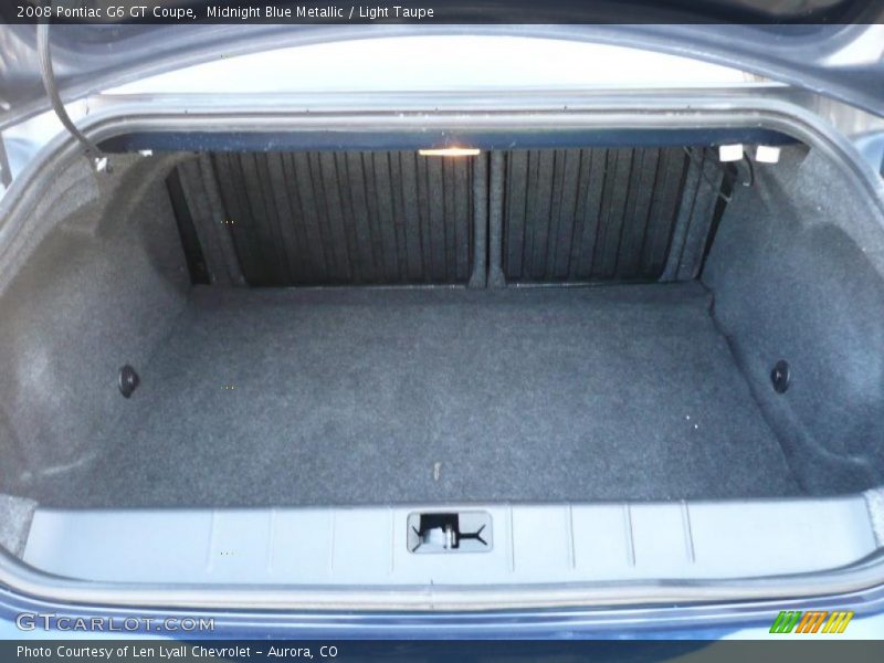 Midnight Blue Metallic / Light Taupe 2008 Pontiac G6 GT Coupe