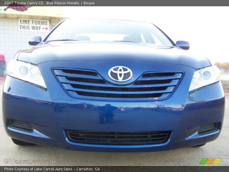 Blue Ribbon Metallic / Bisque 2007 Toyota Camry CE