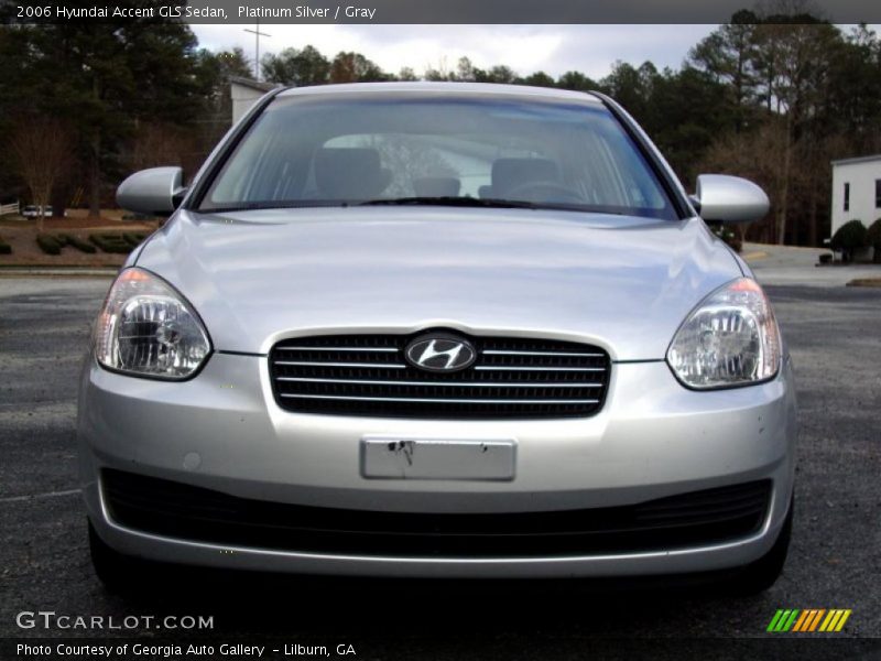 Platinum Silver / Gray 2006 Hyundai Accent GLS Sedan