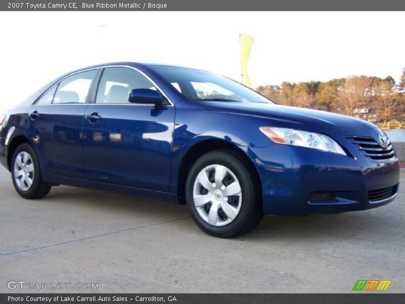 Blue Ribbon Metallic / Bisque 2007 Toyota Camry CE