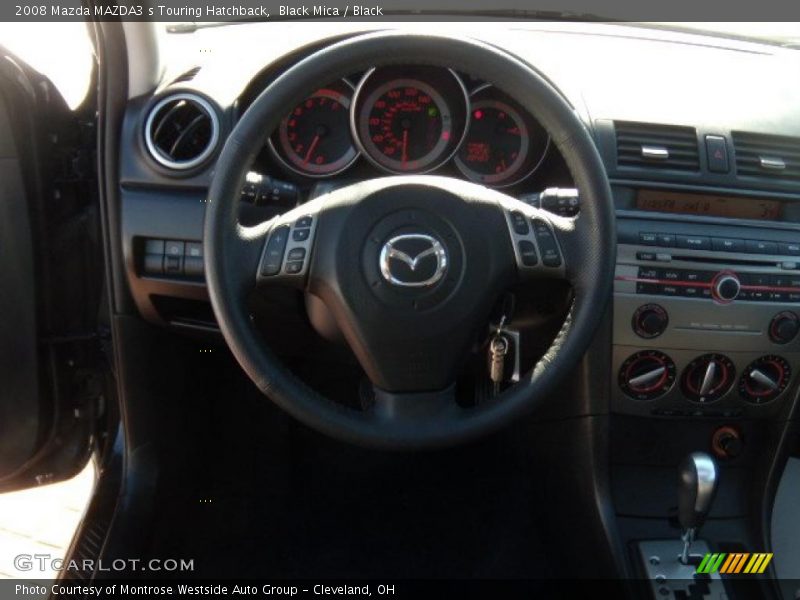Black Mica / Black 2008 Mazda MAZDA3 s Touring Hatchback