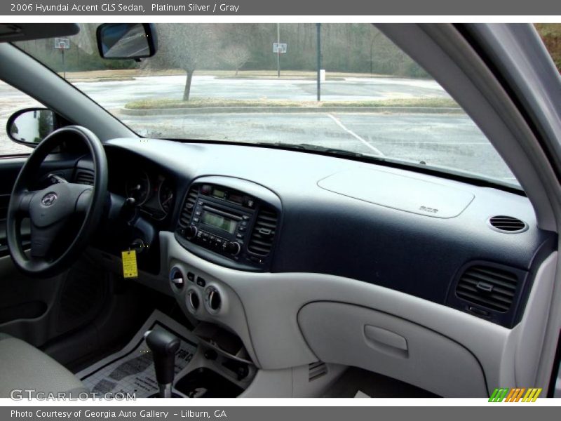 Platinum Silver / Gray 2006 Hyundai Accent GLS Sedan