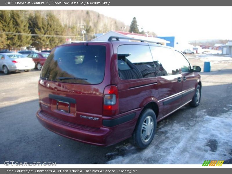 Sport Red Metallic / Medium Gray 2005 Chevrolet Venture LS