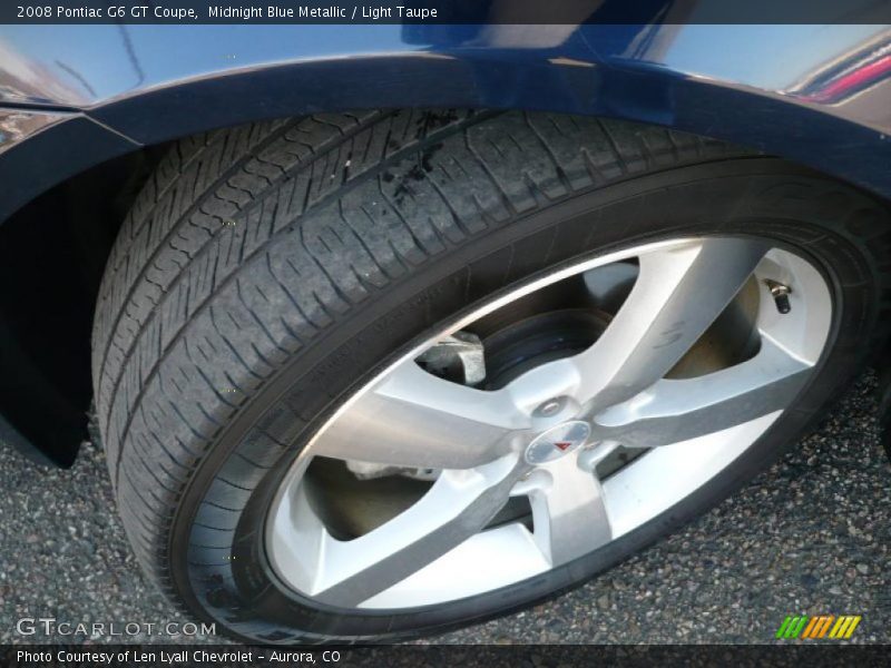 Midnight Blue Metallic / Light Taupe 2008 Pontiac G6 GT Coupe