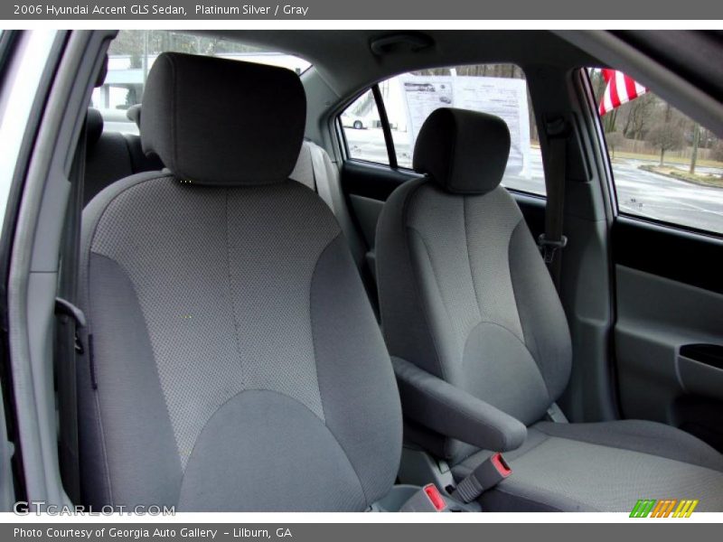 Platinum Silver / Gray 2006 Hyundai Accent GLS Sedan