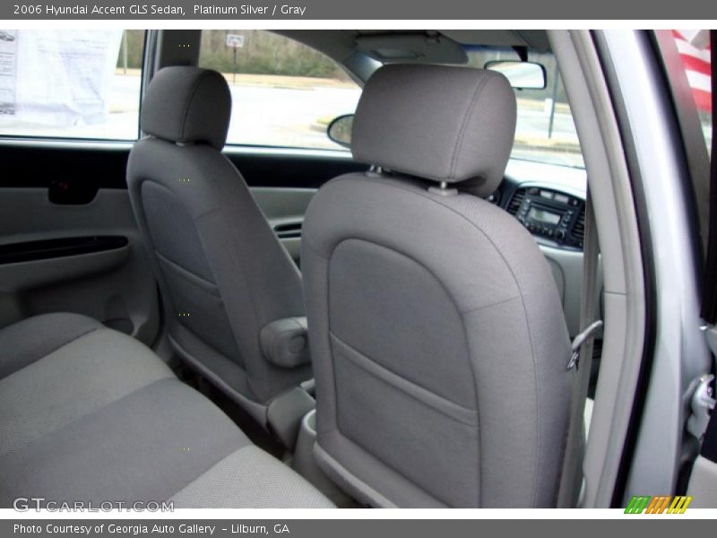 Platinum Silver / Gray 2006 Hyundai Accent GLS Sedan