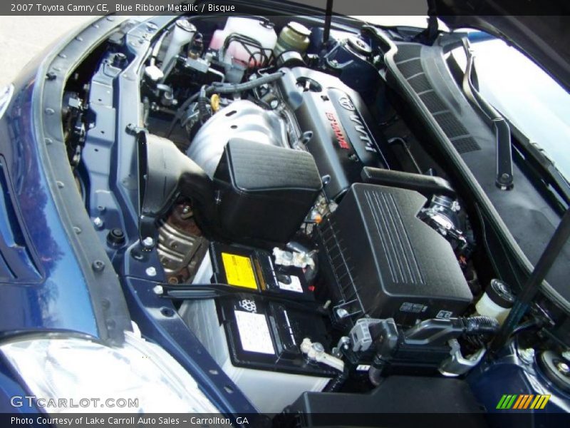 Blue Ribbon Metallic / Bisque 2007 Toyota Camry CE