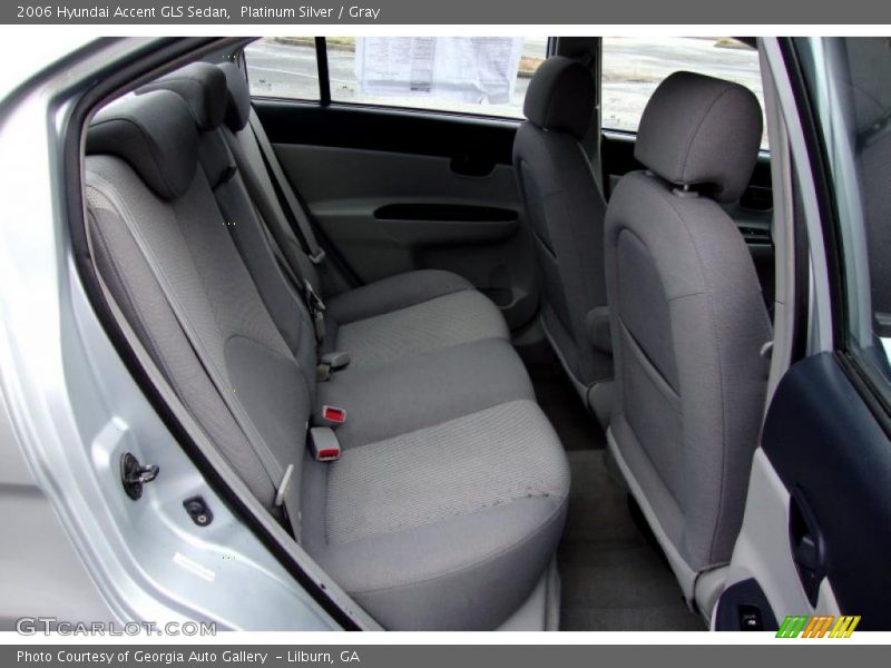 Platinum Silver / Gray 2006 Hyundai Accent GLS Sedan