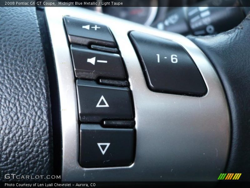 Midnight Blue Metallic / Light Taupe 2008 Pontiac G6 GT Coupe