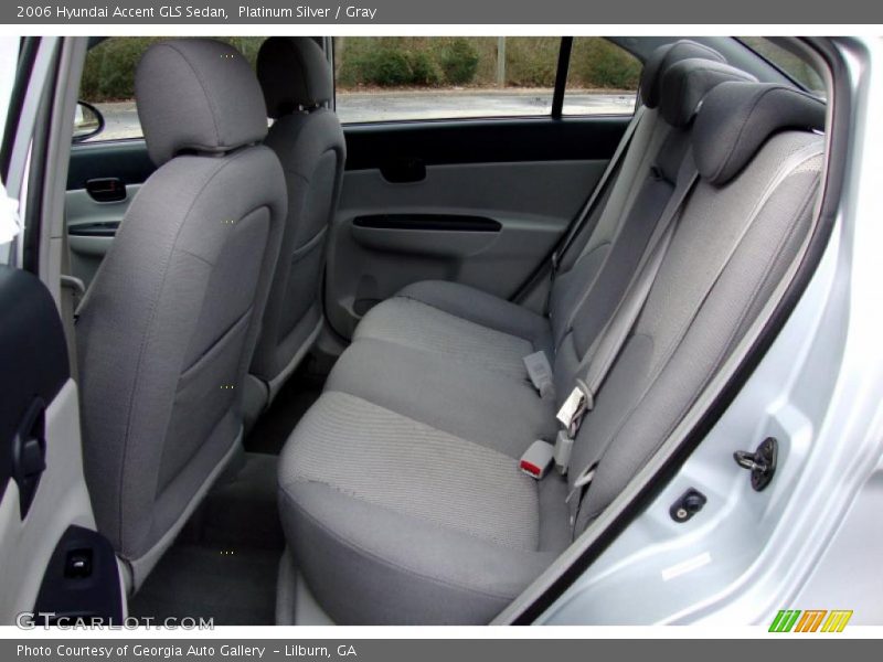 Platinum Silver / Gray 2006 Hyundai Accent GLS Sedan
