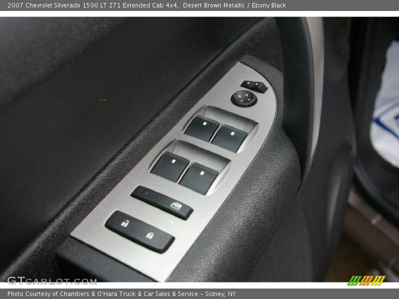 Desert Brown Metallic / Ebony Black 2007 Chevrolet Silverado 1500 LT Z71 Extended Cab 4x4