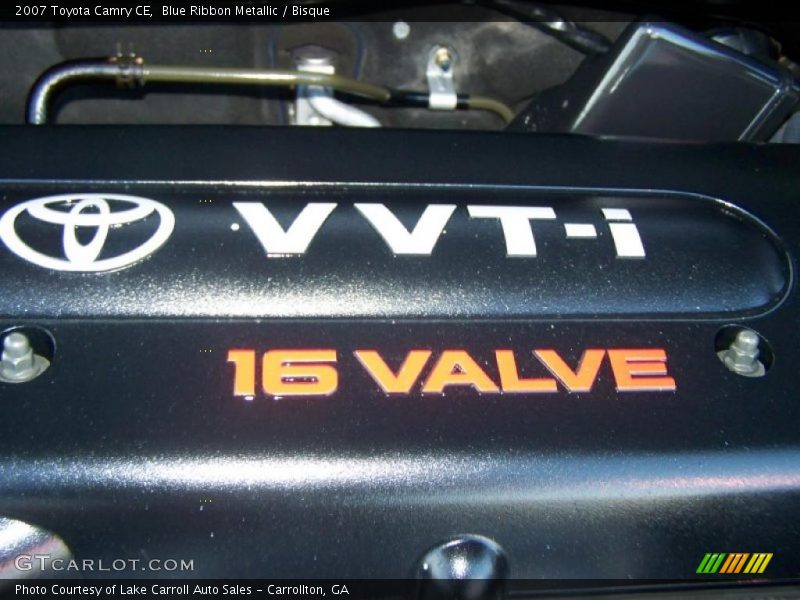 Blue Ribbon Metallic / Bisque 2007 Toyota Camry CE
