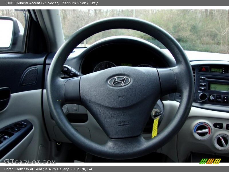 Platinum Silver / Gray 2006 Hyundai Accent GLS Sedan