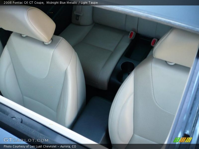 Midnight Blue Metallic / Light Taupe 2008 Pontiac G6 GT Coupe