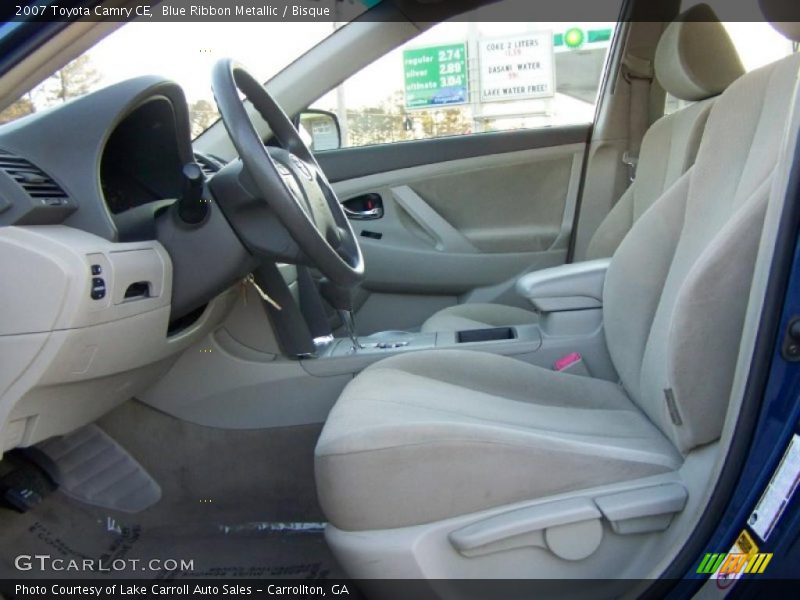Blue Ribbon Metallic / Bisque 2007 Toyota Camry CE