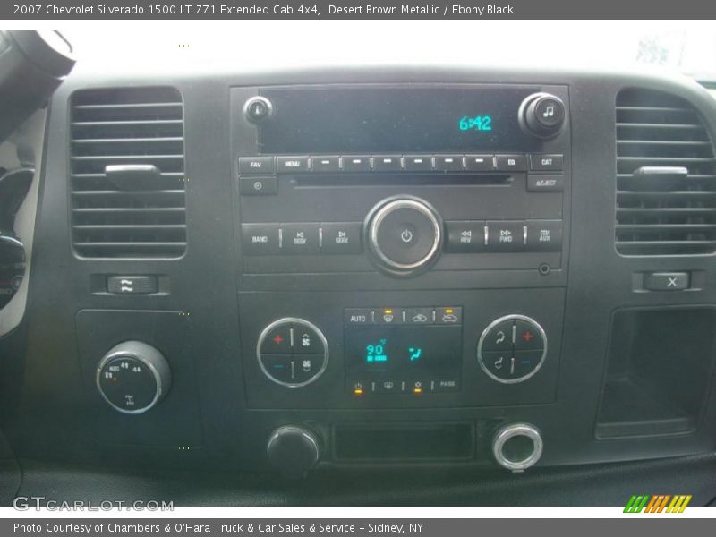 Desert Brown Metallic / Ebony Black 2007 Chevrolet Silverado 1500 LT Z71 Extended Cab 4x4