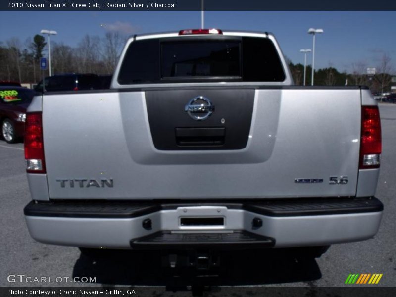 Radiant Silver / Charcoal 2010 Nissan Titan XE Crew Cab