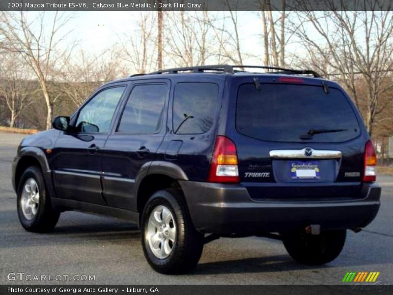 Calypso Blue Metallic / Dark Flint Gray 2003 Mazda Tribute ES-V6