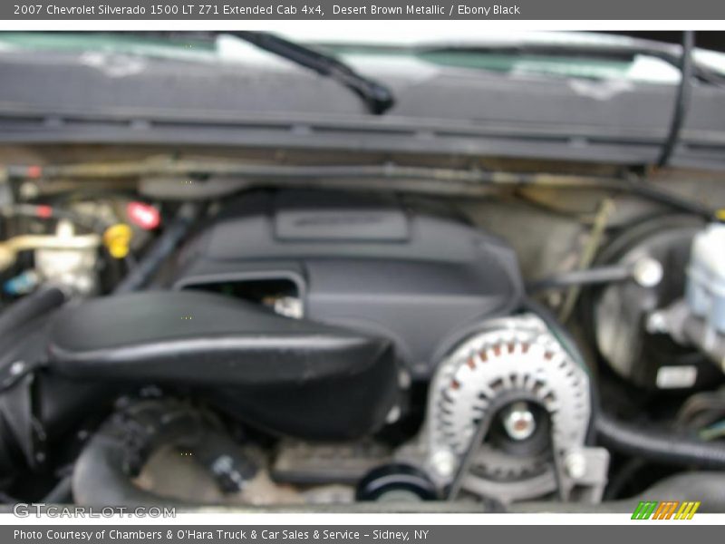 Desert Brown Metallic / Ebony Black 2007 Chevrolet Silverado 1500 LT Z71 Extended Cab 4x4