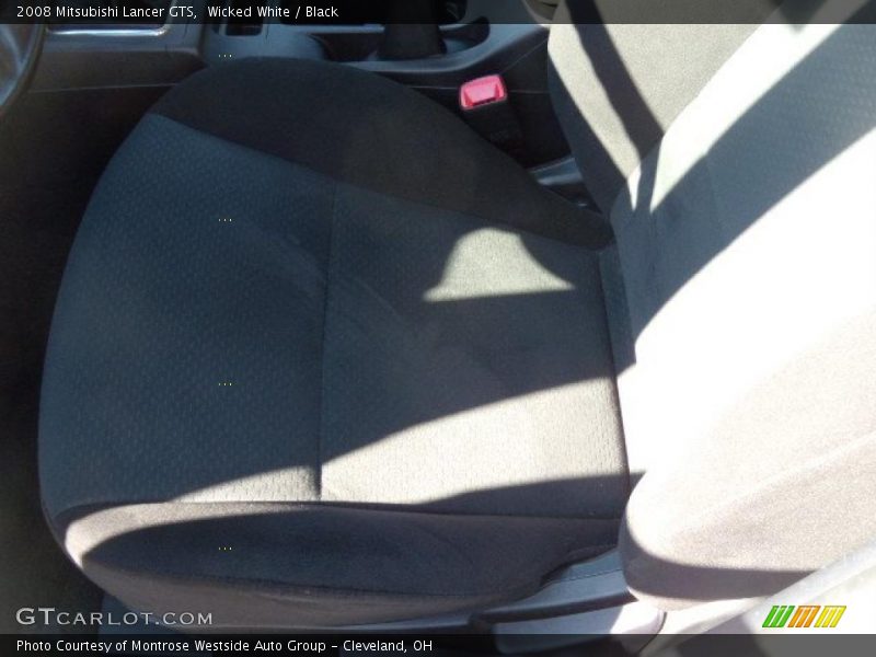 Wicked White / Black 2008 Mitsubishi Lancer GTS