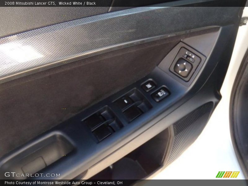 Wicked White / Black 2008 Mitsubishi Lancer GTS