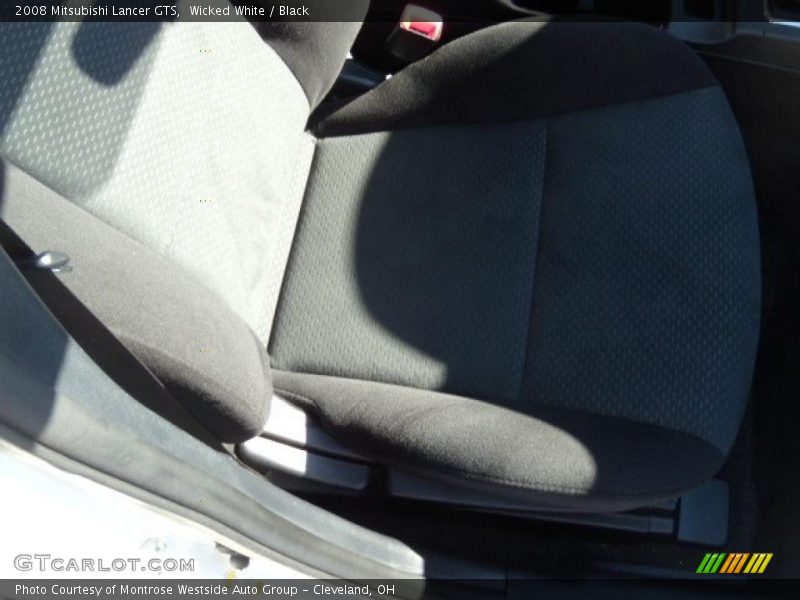 Wicked White / Black 2008 Mitsubishi Lancer GTS