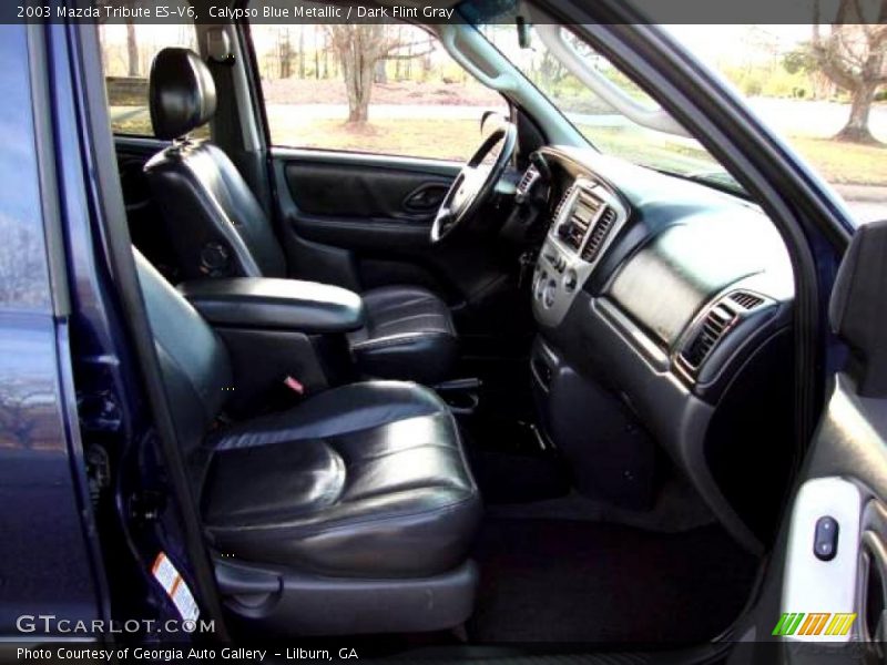 Calypso Blue Metallic / Dark Flint Gray 2003 Mazda Tribute ES-V6