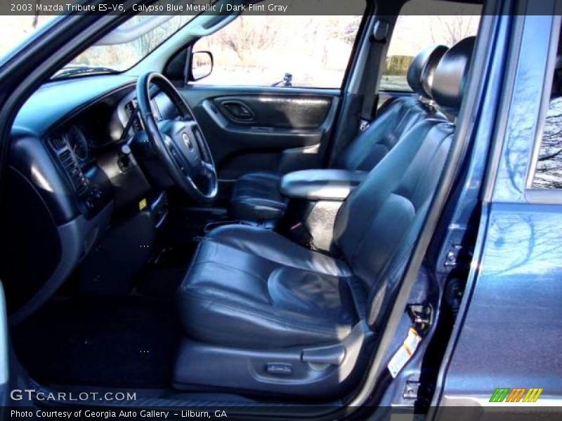 Calypso Blue Metallic / Dark Flint Gray 2003 Mazda Tribute ES-V6