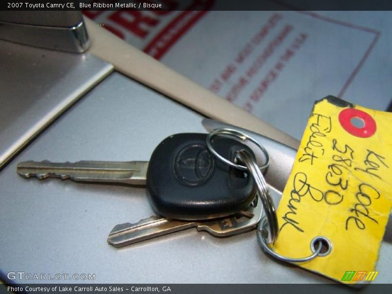 Blue Ribbon Metallic / Bisque 2007 Toyota Camry CE