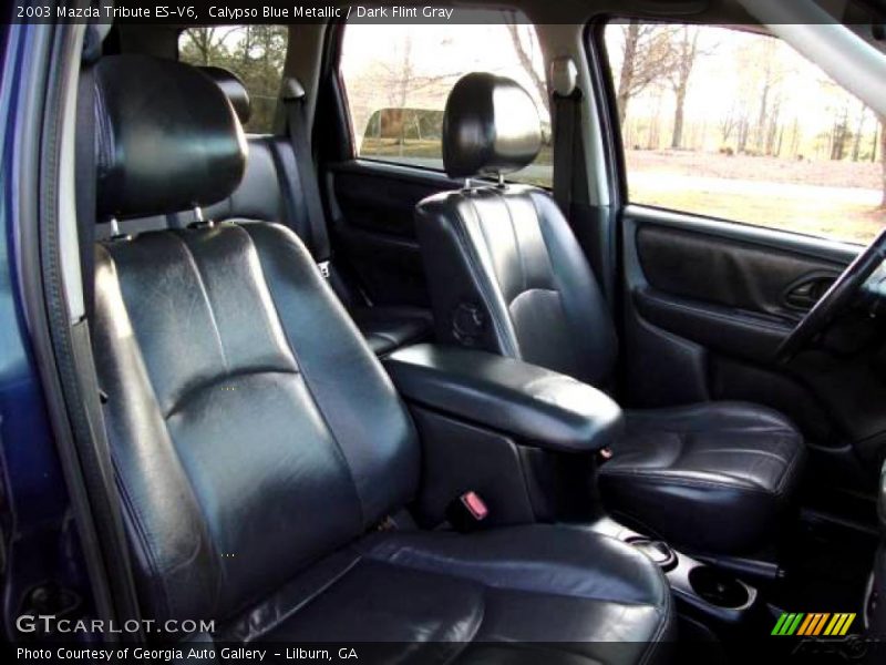 Calypso Blue Metallic / Dark Flint Gray 2003 Mazda Tribute ES-V6