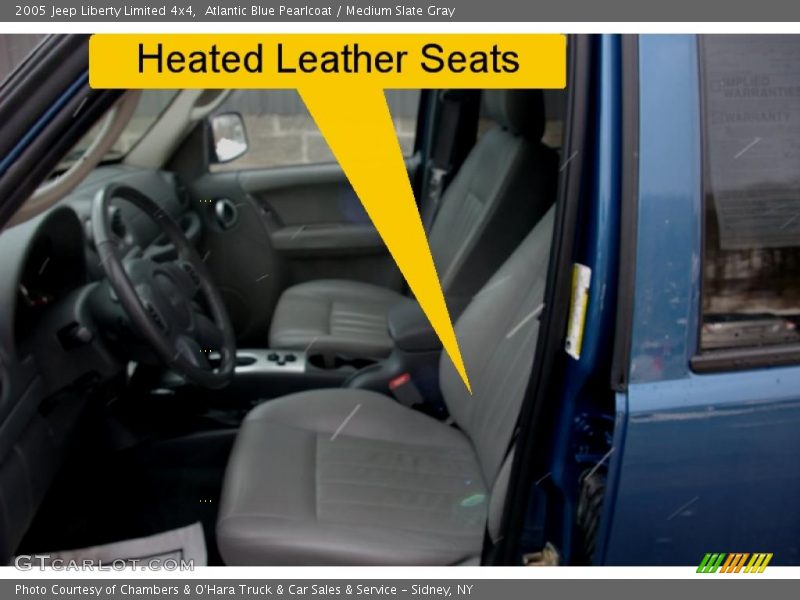 Atlantic Blue Pearlcoat / Medium Slate Gray 2005 Jeep Liberty Limited 4x4