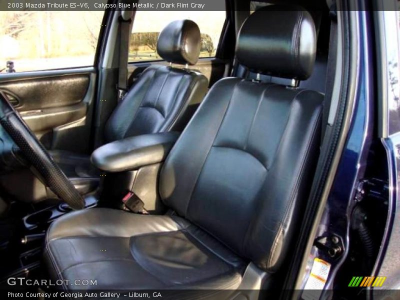 Calypso Blue Metallic / Dark Flint Gray 2003 Mazda Tribute ES-V6