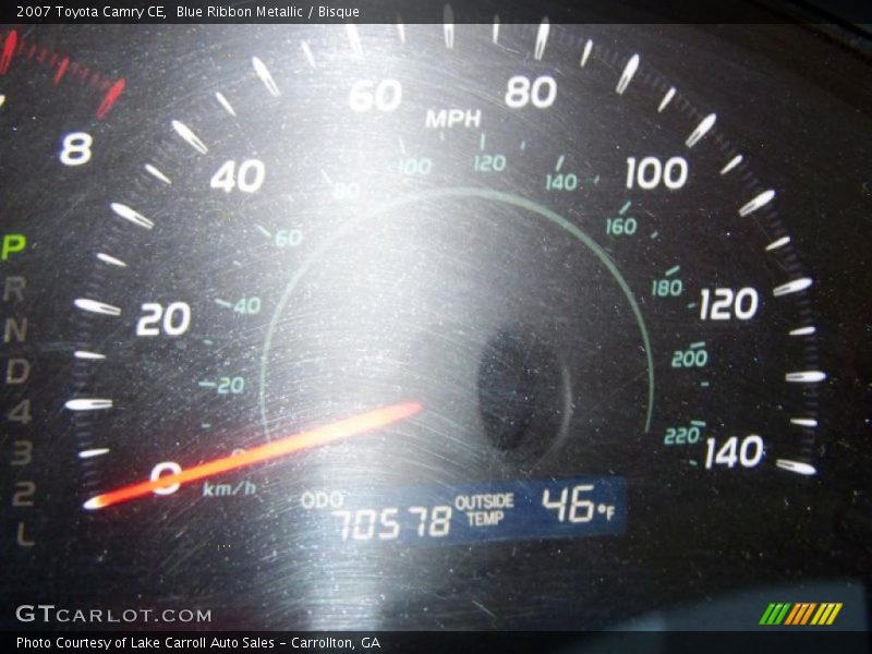 Blue Ribbon Metallic / Bisque 2007 Toyota Camry CE