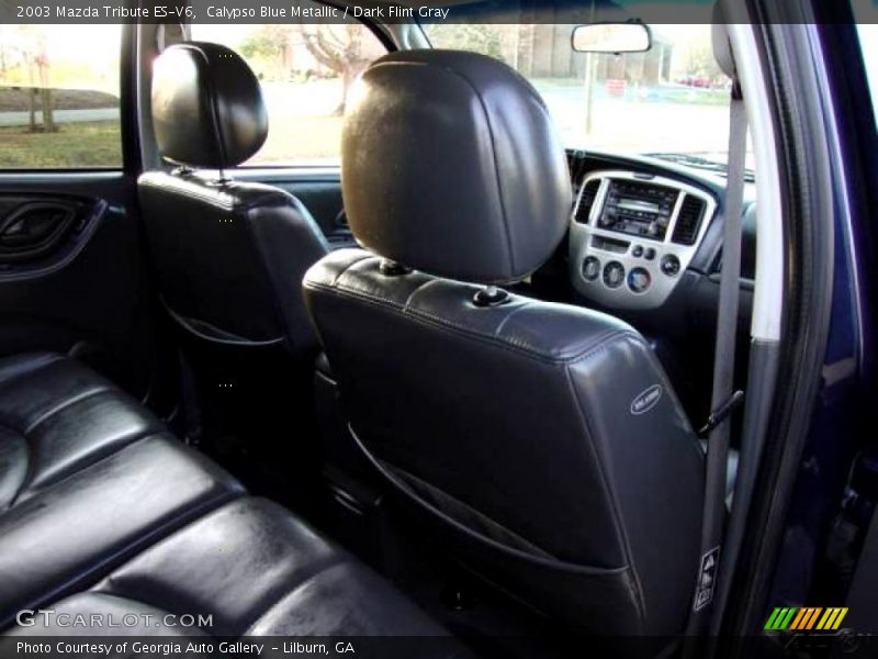Calypso Blue Metallic / Dark Flint Gray 2003 Mazda Tribute ES-V6