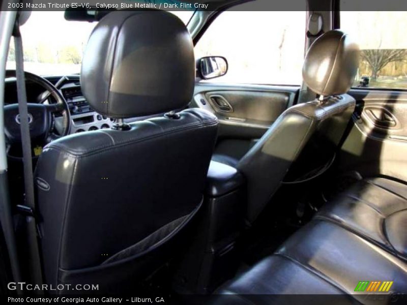 Calypso Blue Metallic / Dark Flint Gray 2003 Mazda Tribute ES-V6
