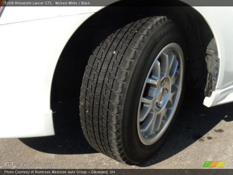 Wicked White / Black 2008 Mitsubishi Lancer GTS