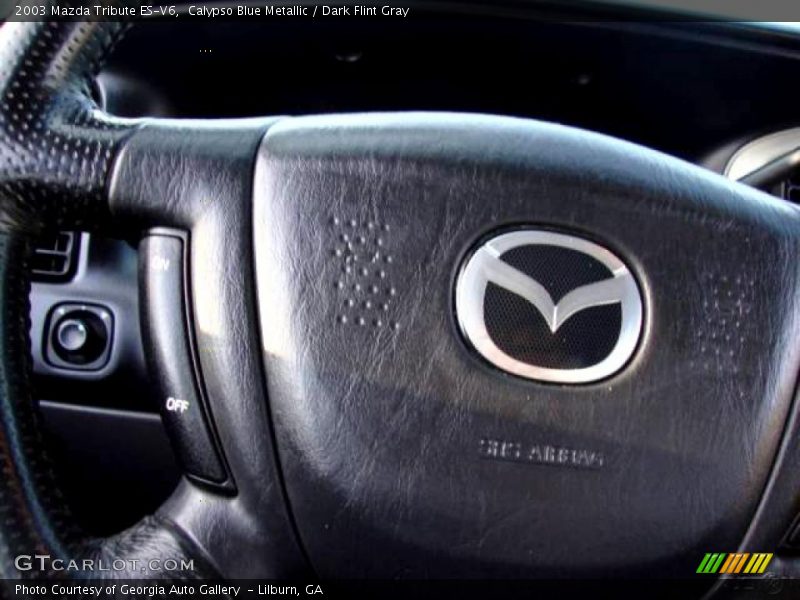 Calypso Blue Metallic / Dark Flint Gray 2003 Mazda Tribute ES-V6