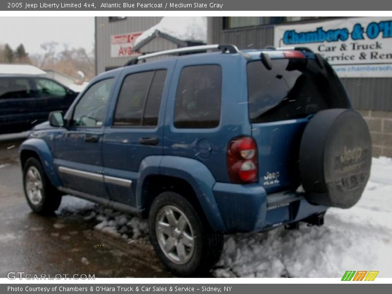 Atlantic Blue Pearlcoat / Medium Slate Gray 2005 Jeep Liberty Limited 4x4
