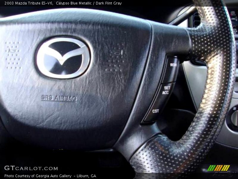 Calypso Blue Metallic / Dark Flint Gray 2003 Mazda Tribute ES-V6