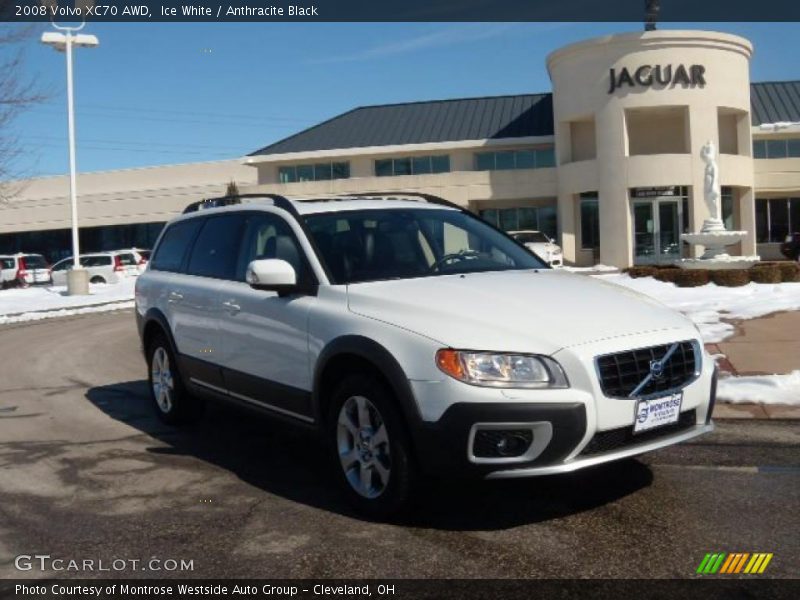 Ice White / Anthracite Black 2008 Volvo XC70 AWD
