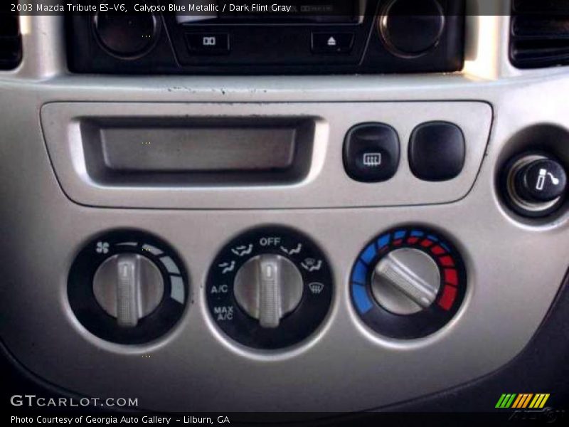 Calypso Blue Metallic / Dark Flint Gray 2003 Mazda Tribute ES-V6