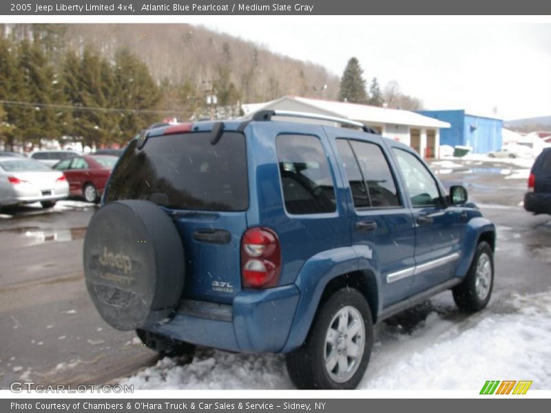 Atlantic Blue Pearlcoat / Medium Slate Gray 2005 Jeep Liberty Limited 4x4