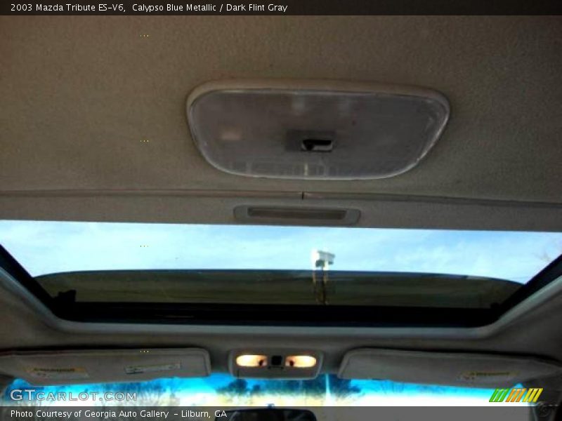 Calypso Blue Metallic / Dark Flint Gray 2003 Mazda Tribute ES-V6