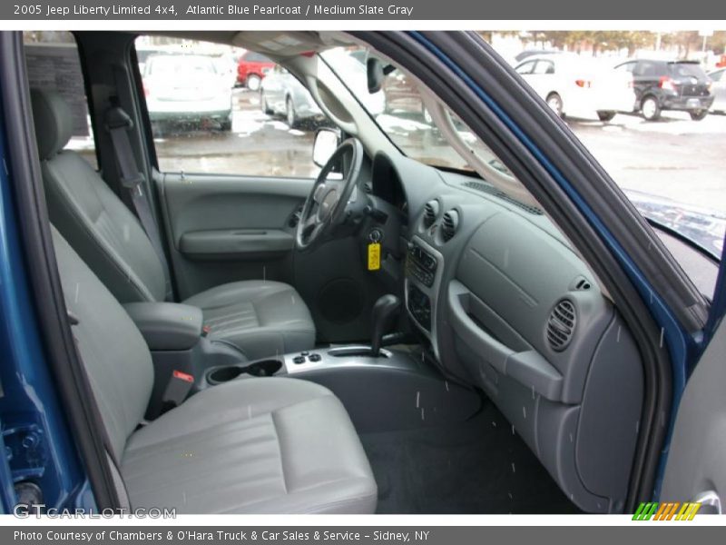 Atlantic Blue Pearlcoat / Medium Slate Gray 2005 Jeep Liberty Limited 4x4